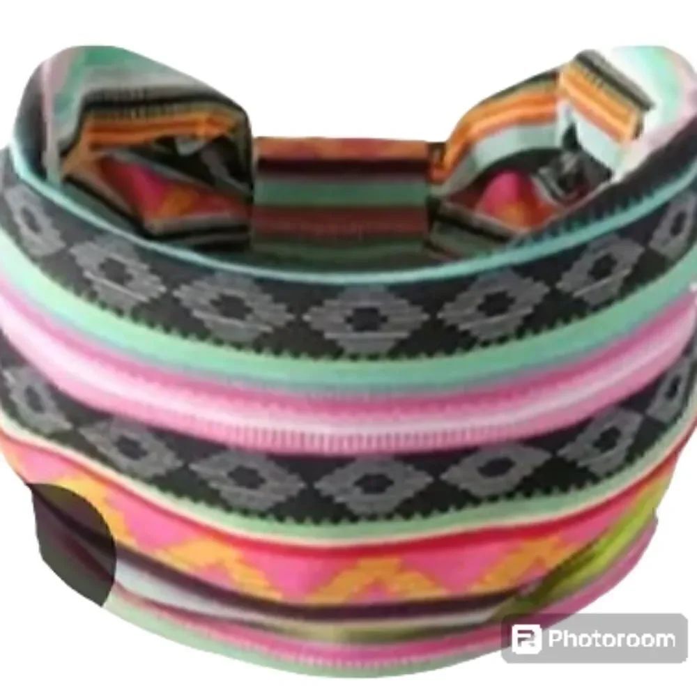 Retro Print Wide Headband - Picture 2 of 2